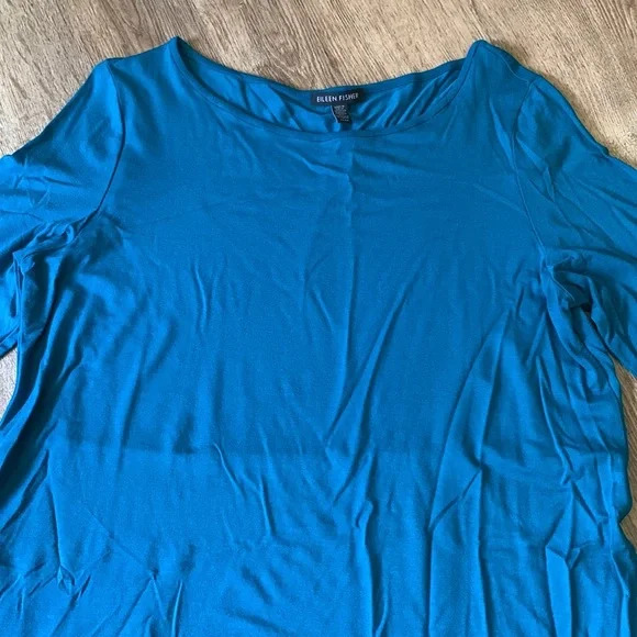 Eileen Fisher Women’s Tunic Blouse Sz M - Picture 2 of 11